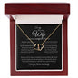 To My Amazing Wife, Everlasting Love Necklace BLK