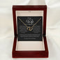 To My Amazing Wife, Everlasting Love Necklace BLK