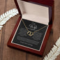 To My Amazing Wife, Everlasting Love Necklace BLK