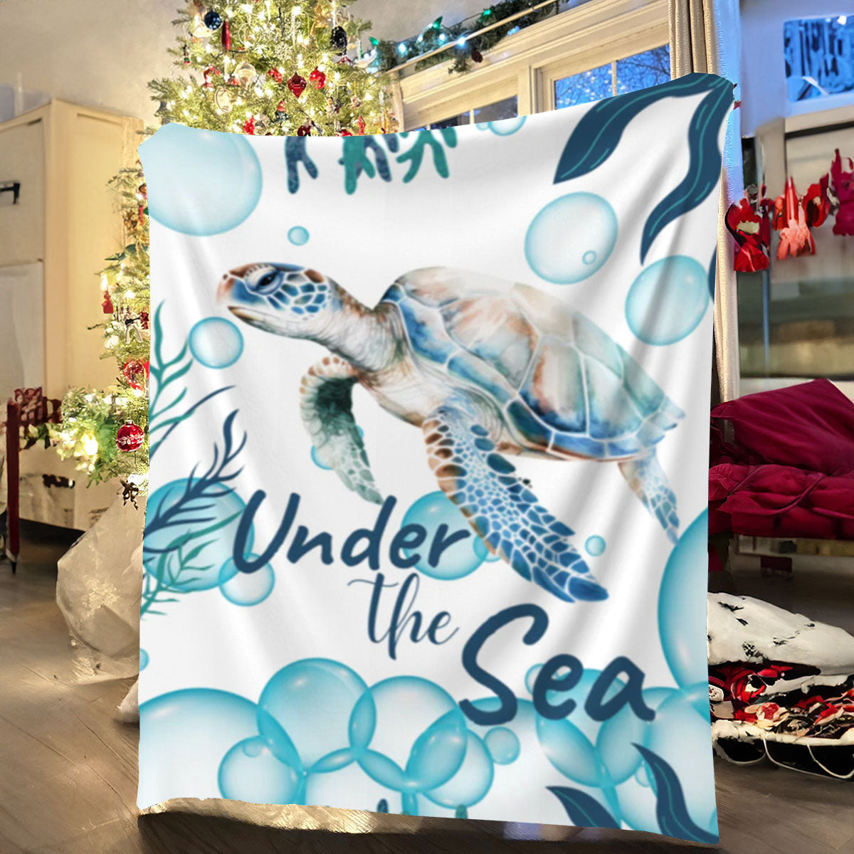 Turtle under The Sea Blanket| Pale color