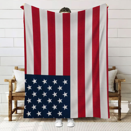 American Flag Blanket