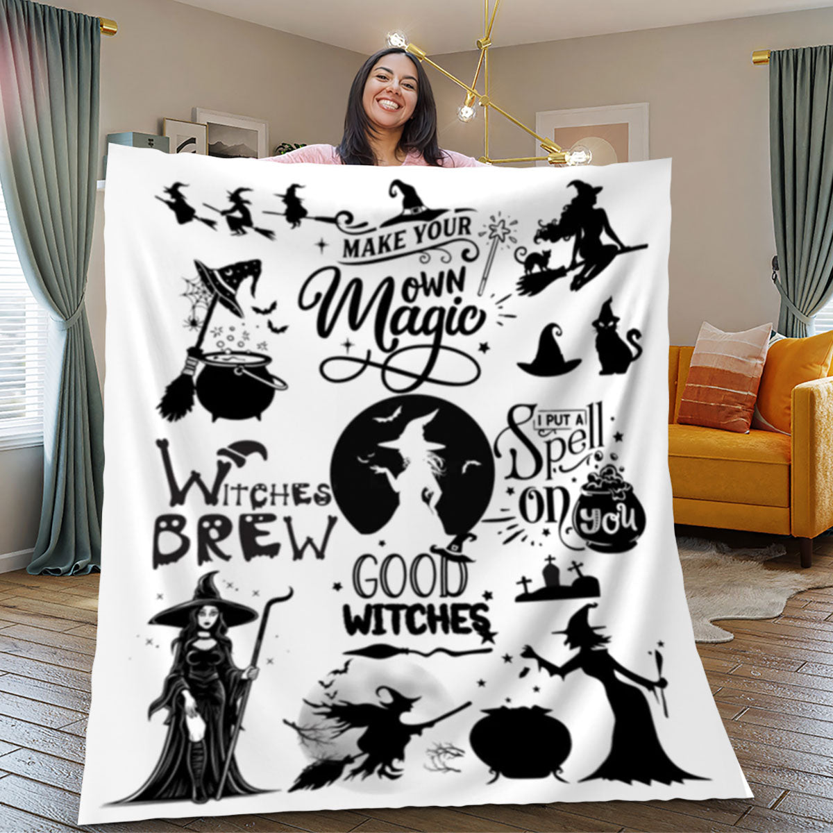 Good Witches Blanket| Halloween Gift