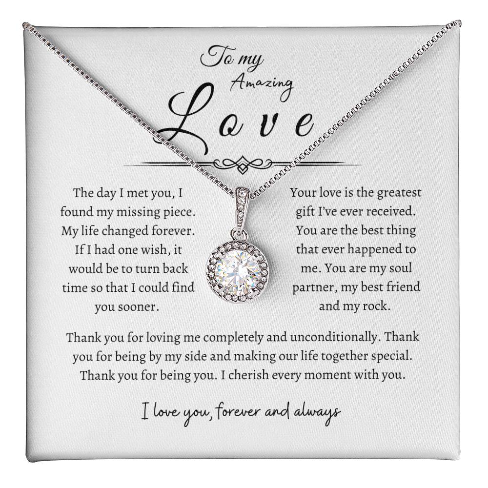 To My Amazing Love, Eternal Hope Necklace WH