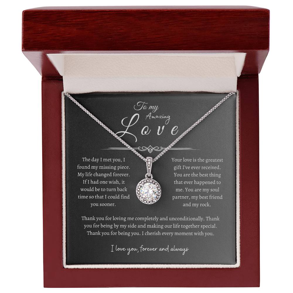 To My Amazing Love, Eternal Hope Necklace GR