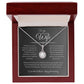 To My Amazing Wife, Happy Anniversary, Eternal Hope Necklace GR