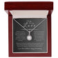 To My Amazing Love, Happy Anniversary, Eternal Hope Necklace GR