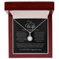 To My Amazing Wife, Happy Anniversary, Eternal Hope Necklace BLK