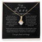 To My Amazing Love, Alluring Beauty Necklace BLK