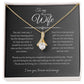 To My Amazing Wife, Alluring Beauty Necklace GR