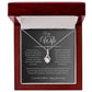To My Amazing Wife, Happy Anniversary, Alluring Beauty Necklace GR