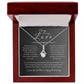 To My Amazing Love, Happy Anniversary, Alluring Beauty Necklace GR