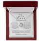 To My Amazing Love, Love Knot Necklace WH