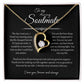 To My Amazing Soulmate, Forever Love Necklace BLK